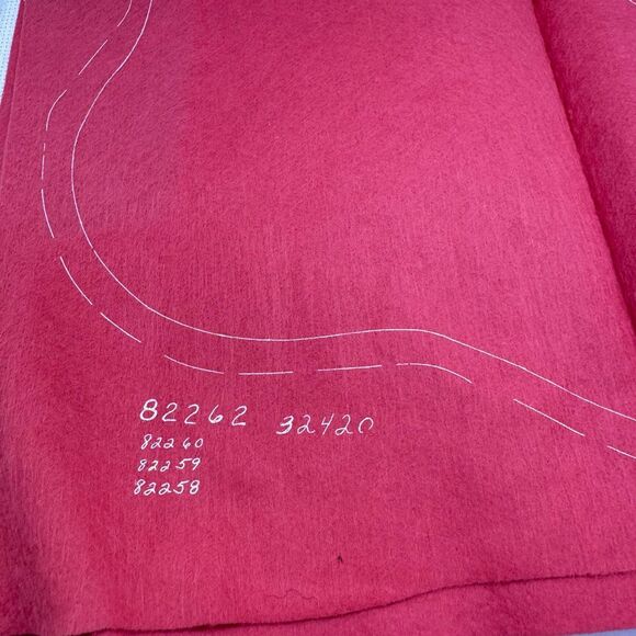 Bucilla counted cross stitch Santa portrait stocking partly finished - Picture 8 of 9